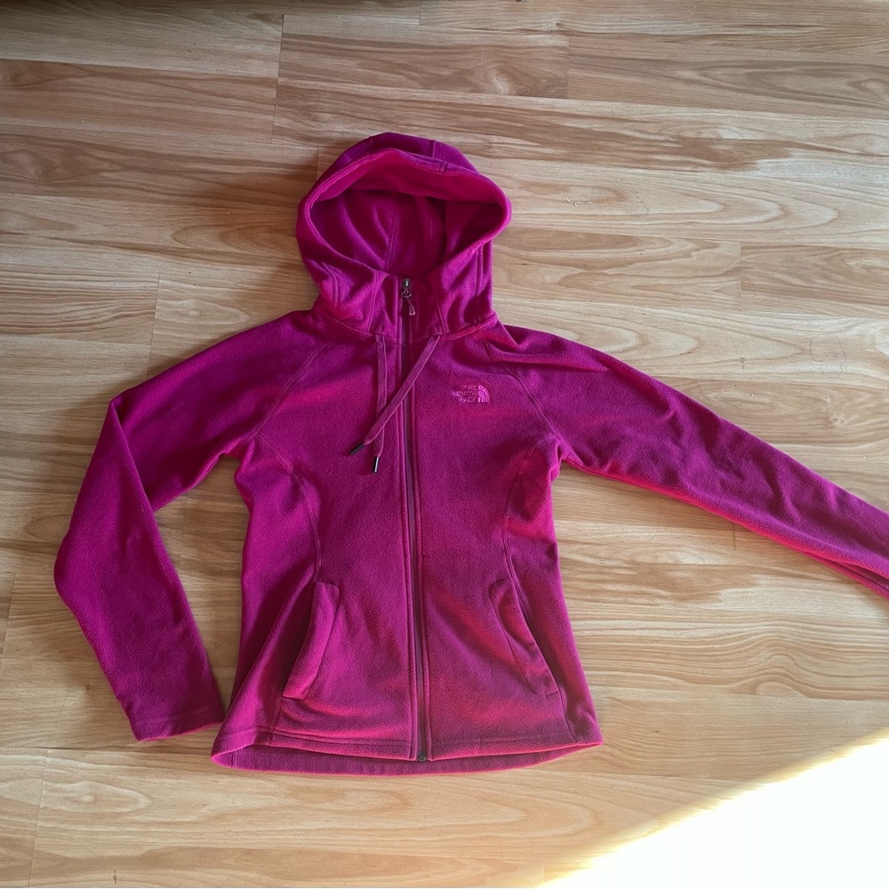 Cute Ladies The North Face Fleece Zip Up Jacket - Sz XS